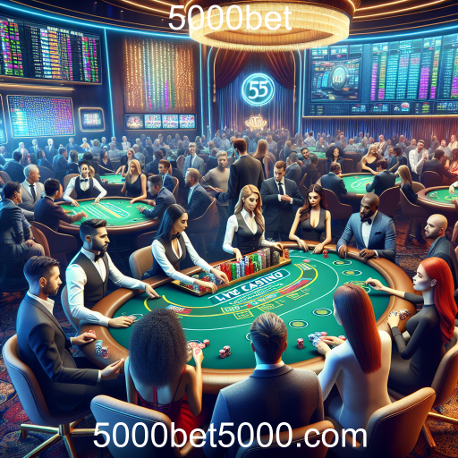 A Experiência do Cassino Ao Vivo no 5000bet